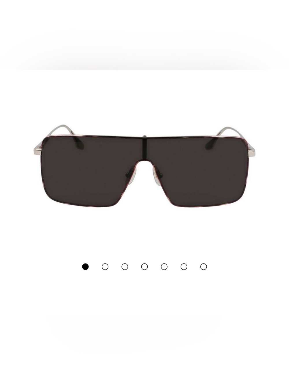 VICTORIA BECKHAM VB238S - Grey/Black Lenses -  Flat Shield - Like New